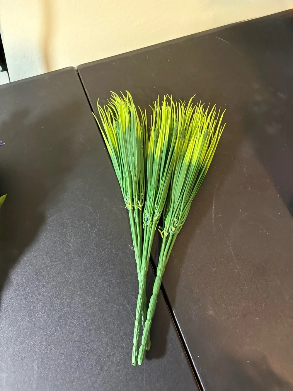 Yellow and Purple Faux Floral Stem Bundle